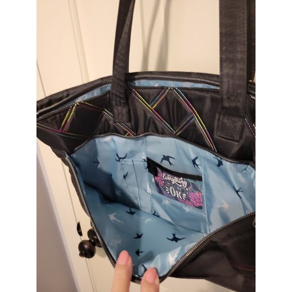 Skyliner Tote Bag - Black Rainbow Stitch - w/ SHIPPING DISCOUNT - Picture 6 of 6